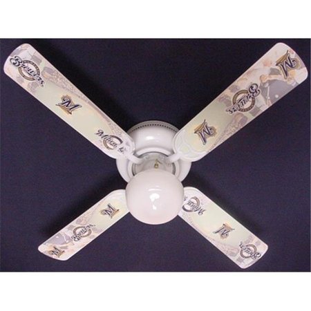 CEILING FAN DESIGNERS Ceiling Fan Designers 42FAN-MLB-MIL MLB Milwaukee Brewers Baseball Ceiling Fan 42 In. 42FAN-MLB-MIL